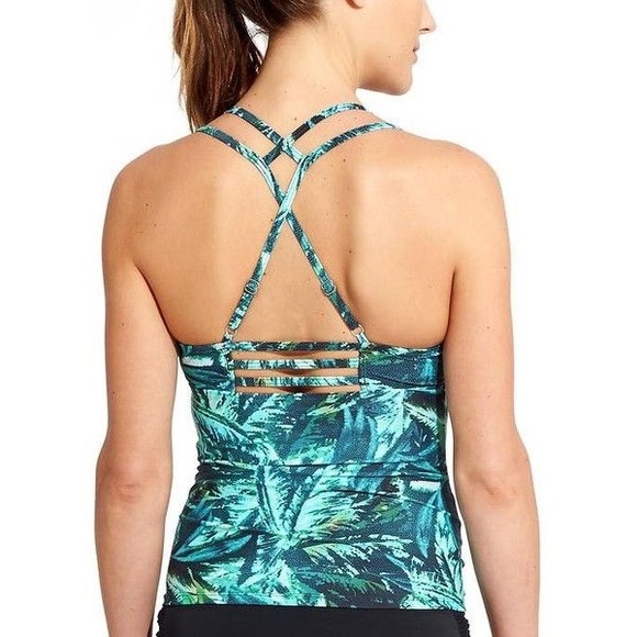 🆕 Athleta Napali Cross Strap Tankini Swim Top - Picture 3 of 8